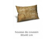 Housse Coussin personnalisé photo 60x40